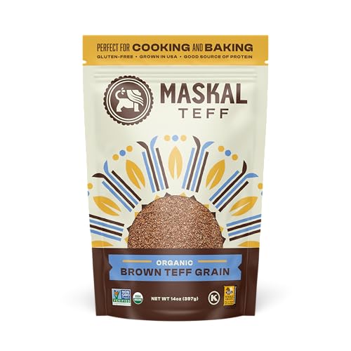 Image of Maskal Teff Organic Brown Teff Grain, 14 Ounce