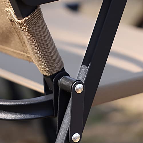 Chaise à bascule confortable et pliante pour extérieur et camping