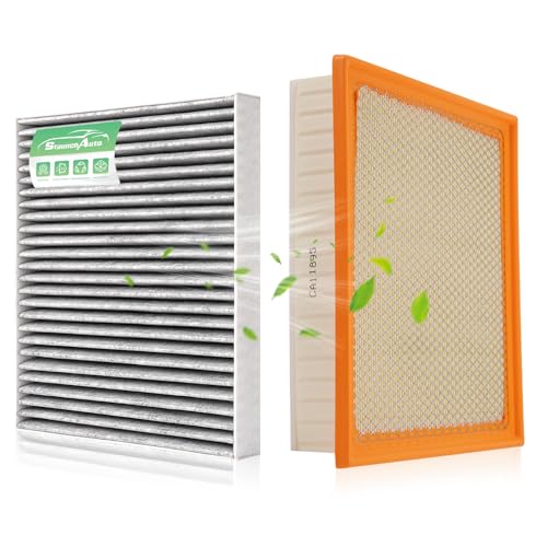 StaunchAuto Engine & Cabin Air Filter for 2016 2017 2018 2019 2020 2021 2022 2023 Toyota Tacoma V6 Air filter for Car Replacement CF10374 CA11895 Automotive Accessories-2 Pack