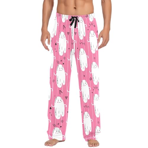 Spirits Men's Cotton Pajama Pants with Pockets and Drawstring Comfortable and Stylish,S2