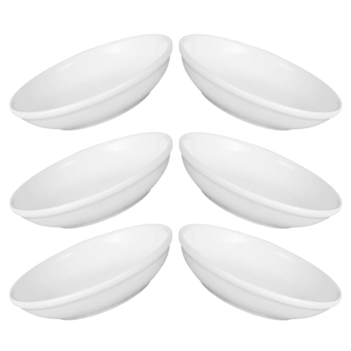 Plato calentador de aceite de cerámica blanco en pack de 6 piezas para esencias