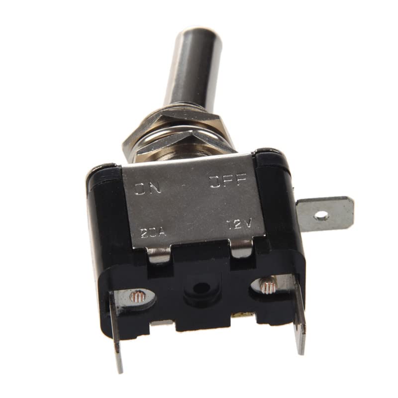 Sunnyskar Toggle Switch Switch 20A 12V ON/Off Switch with LED Indicator Green