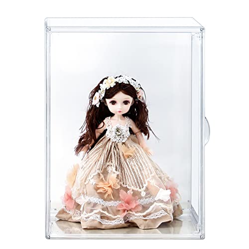 Clear Acrylic Display Case With Magnetic Door - 4 Tier Clear Display Stand，Dustproof Protection Showcase For Action Figures, Collectibles (Clear) #TOP2