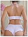 SOLY HUX Women's Lingerie Set Lace Trim Halter Tie Front Bra and Panty Cute Underwear Sets Plain Pink Large