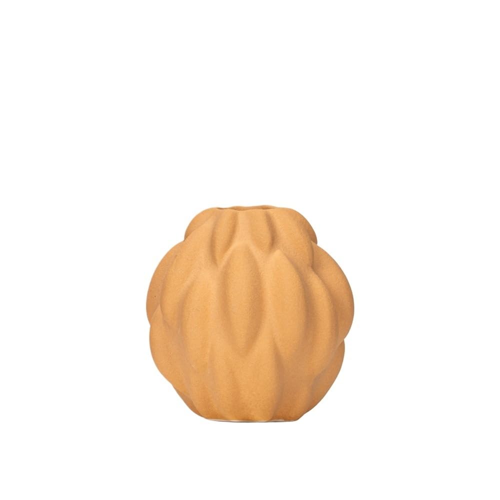 Kunyos A Vase Macaron Danube Ball Small Fresh Ceramic Vase Home Desktop Small Diameter Flower Rrangement Decorative Ornaments Ceramic Vase(A)