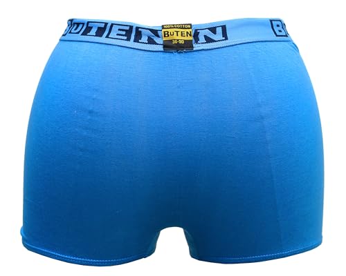 Image of BUTEN Pack of 5 Slim Fit Pure Cotton Mini Trunks स्लिम फिट ट्रंक जंगिया