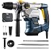 Enventor 40MM SDS-MAX Heavy Duty Rotary Hammer Drill, 1500W 12J Demolition Hammer, 3 Functions, with Vibration Control and Safety Clutch, 360° Rotating Handle, for Concrete/Masonry/Brick/Stone