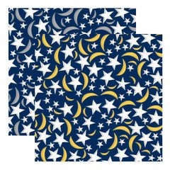 Papier de scrapbooking haut de gamme aux motifs Superstars ciselés