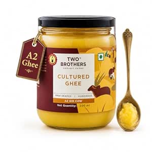 A2 Ghee Butter Grass Fed from Gir Cow | Gut Friendly | Healthy Butter Alternative | Non-GMO, Lactose-Free, Keto Friendly – 16 Oz
