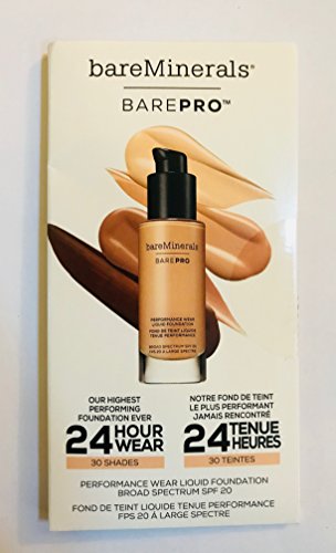barepro performance wear liquid foundation broad spectrum spf 20