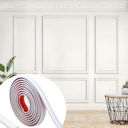 Solution wainscoting sans perçage pour habiller une porte et un mur