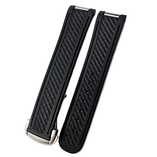 Bracelet en caoutchouc 20mm Aqua Terra, parfait pour vos activités nautiques