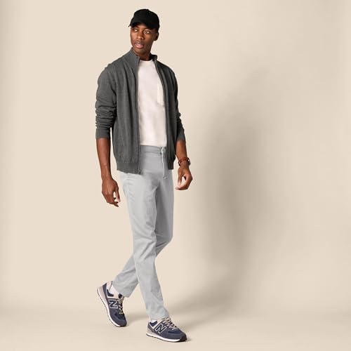Image of Amazon Essentials Men's Slim-Fit Wrinkle-Resistant Flat-Front Stretch Chino Pant