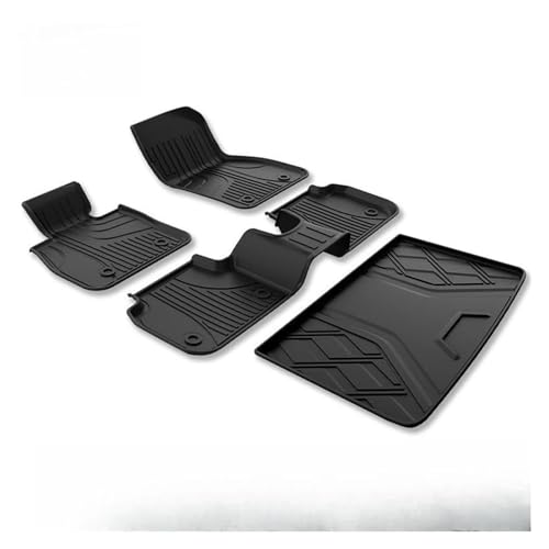 Tapis de sol Mini Clubman F54 moquette de coffre sur mesure toutes saisons pour auto 2016-2023