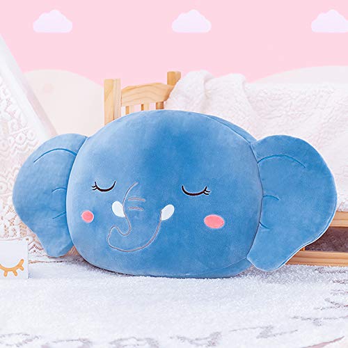 Lazada Stuffed Elephant Cushion Toy Plush Toys Soft Baby Girl Gifts Blue 16" #TOP2