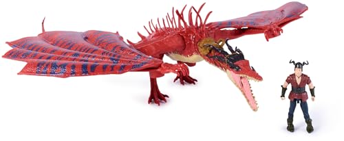 Dragons DreamWorks Cómo Entrenar a tu dragón, Monstrous Nightmare y Snotlout, Figuras de acción del dúo Vikingo, Juguetes para niños de 4 años en adelante