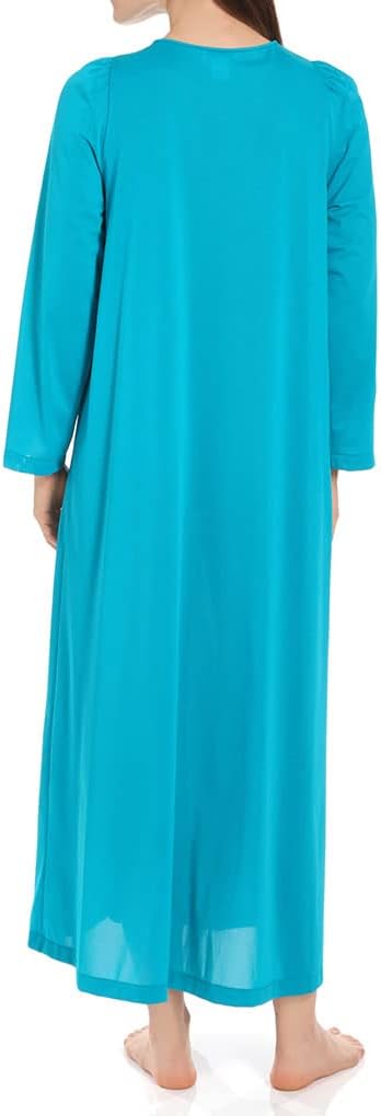 Shadowline Women's Plus-Size Petals 54 Inch Long Sleeve Long Coat - Image 4