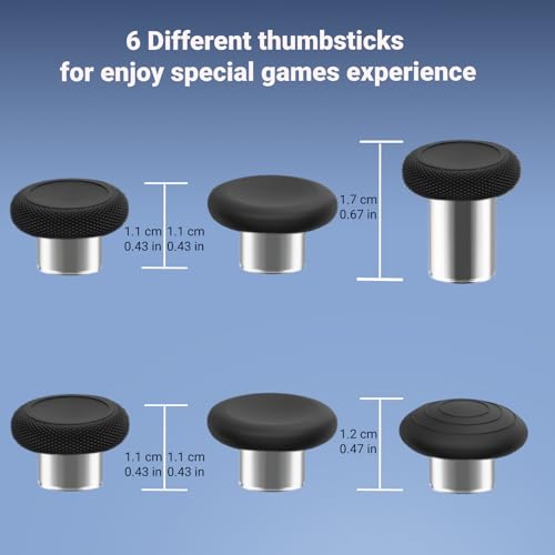 Image of Elite Series 2 Controller Accessories Kit - 13 in 1 Thumbsticks, D-Pads, Paddles for Xbox Elite Series 2 Core (Carbon Black)