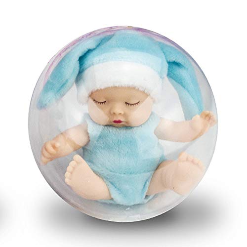 ZCED Bebé Durmiente Hecho A Mano Realista Reborn Doll Ball Toy para Niños Shell Protector Lovely Baby Girl Boy Dolls Silicone Princess,F Cover