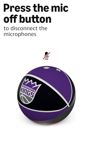 Image of Amazon Echo Dot (newest model) | Officially Licensed NBA Limited-Edition | Sacramento Kings