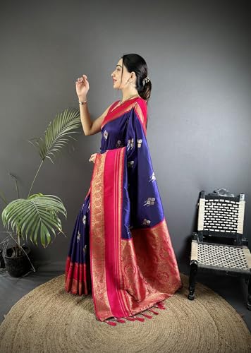 Pandadi Saree zari woven silk saree in soft silk – image 3