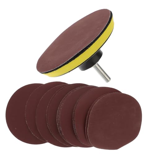UTHCLO ドリル用サンディングパッドキット サンドペーパー 高耐久接着 付き 木材属研磨用 打磨抛光輪電動工具対応