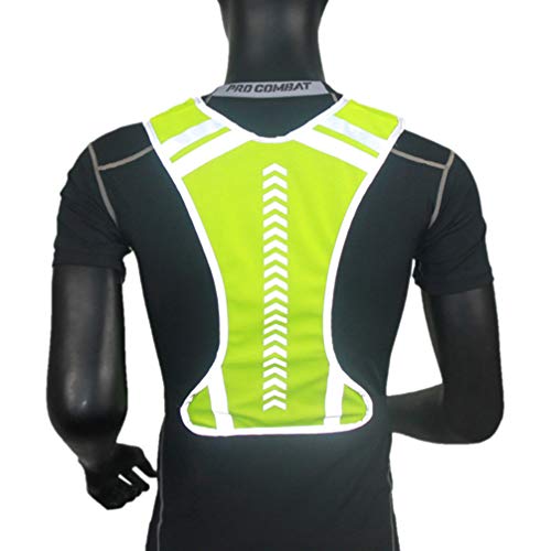 CLISPEED Amarelo Fluorescente Refletivo de Alta Visibilidade Colete de SeguranÃ§a Colete Refletivo p