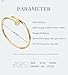 Nail Cuff Bracelet for Women & Men Elegant CZ-Studded Open Design, Stylish Gold Jewelry Gift for Fashionable and Elegant Women and Men (Gold)