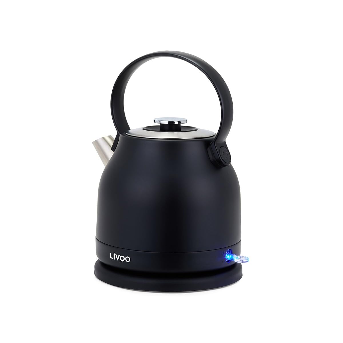Bollitore Retr? - Livoo - Dod202n - 2200 W - 1,5 L - Base Girevole A 360? - Nero