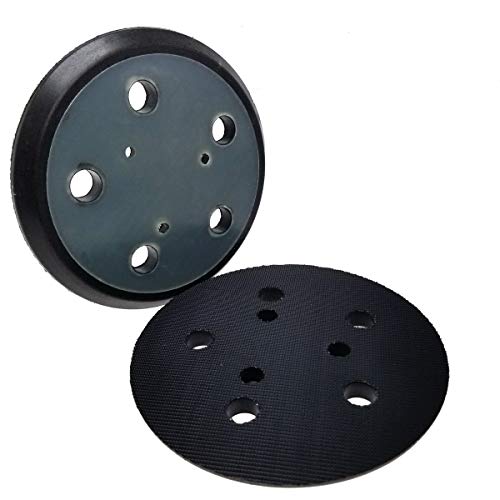 5 Inch 5 Hole Replacement Hook And Loop Sanding Pad For Porter Cable 333 And 333Vs Random Orbit Sanders Sander Pad- 1 Pack #TOP5