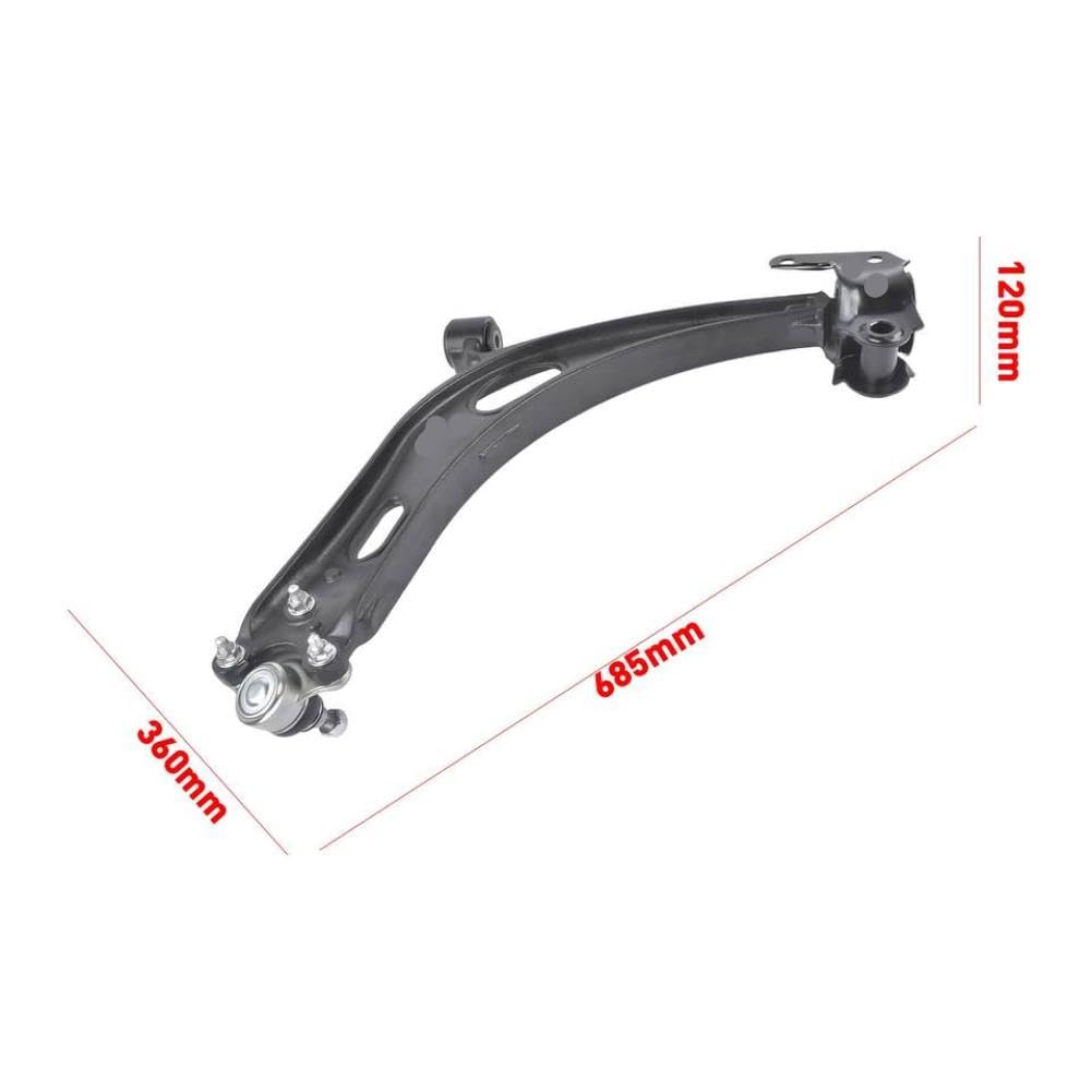 Brazo de Control Inferior Delantero Derecho 3QF407152E Compatible con Volkswagen Atlas 2018-2023 Atlas Sport 2020-2023