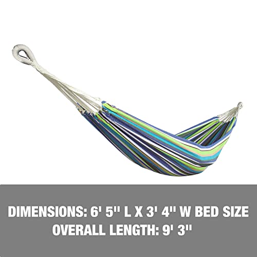 Bliss Hammocks Garden Stripe Brazilian Style Hammock #TOP30