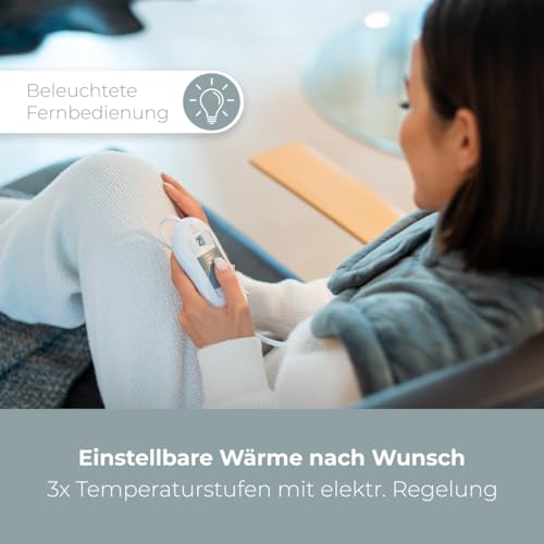 Coussin chauffant épaules nuque ProfiCare contre les tensions cervicales gris - 6