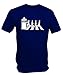 6 TEE NINERS Gallifrey Route T-Shirt (Bleu Marine) - Bleu, Large