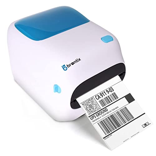 BRONTIX Multi Size Adjustable upto 4 inch Direct Thermal Label