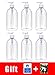 Produktbild TaoRan 500mlx6 Seifenspender, wiederverwendbarer Spender, Gelmassageöl Duschgel Conditioner transparenter Seifenspender, Handwaschtipps senden-6 Stück
