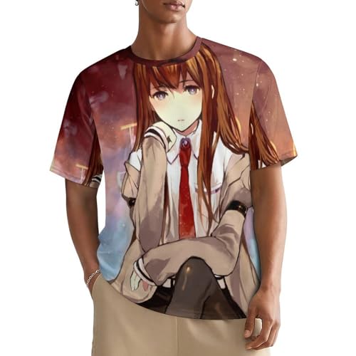 [hNyXajAF] �����Y T�V���c ���� Steins Gate �N���X�e�B�[�i �q���g仐� �L�����N�^�[ 3D�v�����g �ĕ� �傫���T�C�Y �V���G�b�g ������� �A���_�[�V���c �A�j���� ���� �X�|�[�c 4�G ���It�V���c �j�����p 3XL