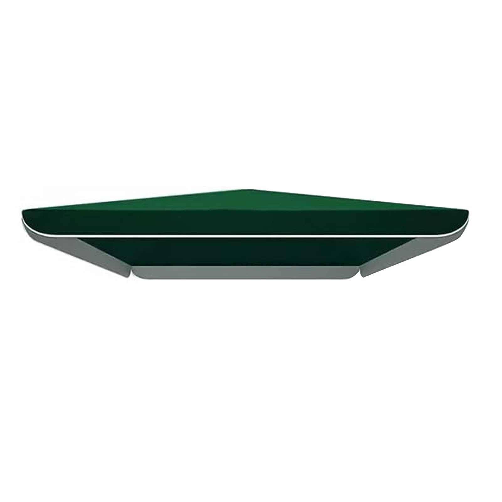 Square/Rectangle Patio Umbrella Replacement Canopy, Top Shade Cover for 4 Ribs, UV Protection (Canopy Only) (Color : Green, Size : 2.5x3.2m(8.2x10.5ft))