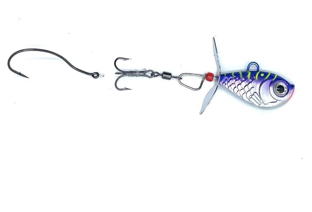 Walleye Nation Creations Death Jig, a Casting or trolling Walleye Fishing Bait with Slow Death Action, Great When Used as a Search Bait for Walleye