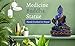 DharmaObjects® Tibetan Healing Medicine Buddha Statue Hand Painted Nepal
