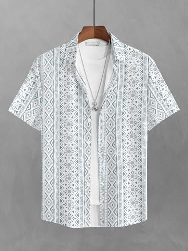 Image of BULLMER Trendy Regular Fit Printed Causal Shirt for Men - Pack of 1