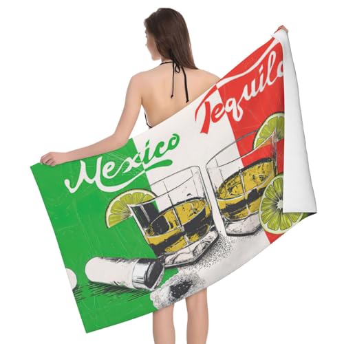 Serviette de bain microfibre imprimée pour une douche exotique - 2