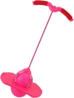 LRXIYODE Juguete De Pelota Que Rebota Pelota De Ejercicio Pelota Saltadora con Mango Rosa Color Aleatorio