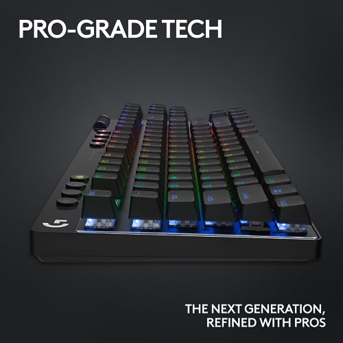 Logitech G PRO Mechanical TKL Tenkeyless Gaming Keyboard (Clicky) - Black - image 8