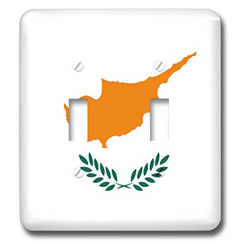 3dRose lsp_28239_2 Cyprus Flag Toggle Switch, Multi-Color