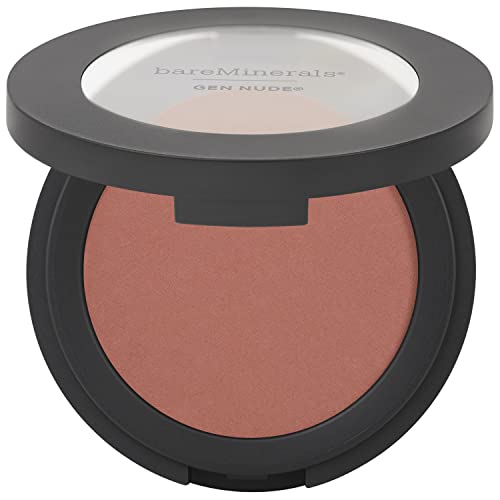 Bareminerals Gen Nude Powder Blush, Mineral-Based Pressed Powder Blush, All Day Wear, Buildable Coverage, Matte Soft Focus Finish, Talc-Free, Vegan #TOP7
