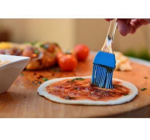 Image of Kitchen Silicone Spatula and Brush Set, Non-Stick Cooking Tools, Multi-Color, 2 Pieces