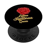 Sagittario Segno zodiacale Rosa Latina per le donne della regina ispanica PopSockets PopGrip Intercambiabile