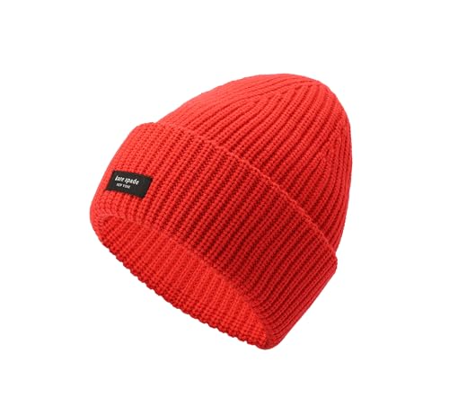 Bonnet Kate Spade rouge pour vos sorties d'hiver et balades urbaines élégantes