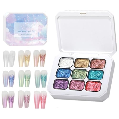 Esmalte de uñas creativo para un diseño liso de larga duración y color intenso